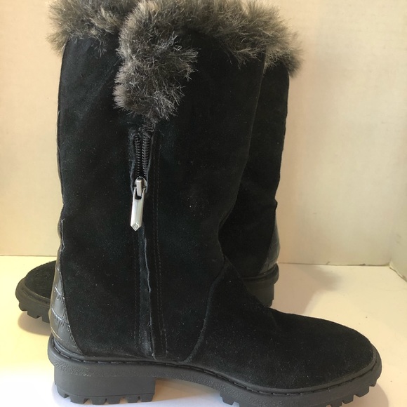 New Sam Edelman Tilden Faux Fur Fringed Boots 5.5 - Picture 5 of 8